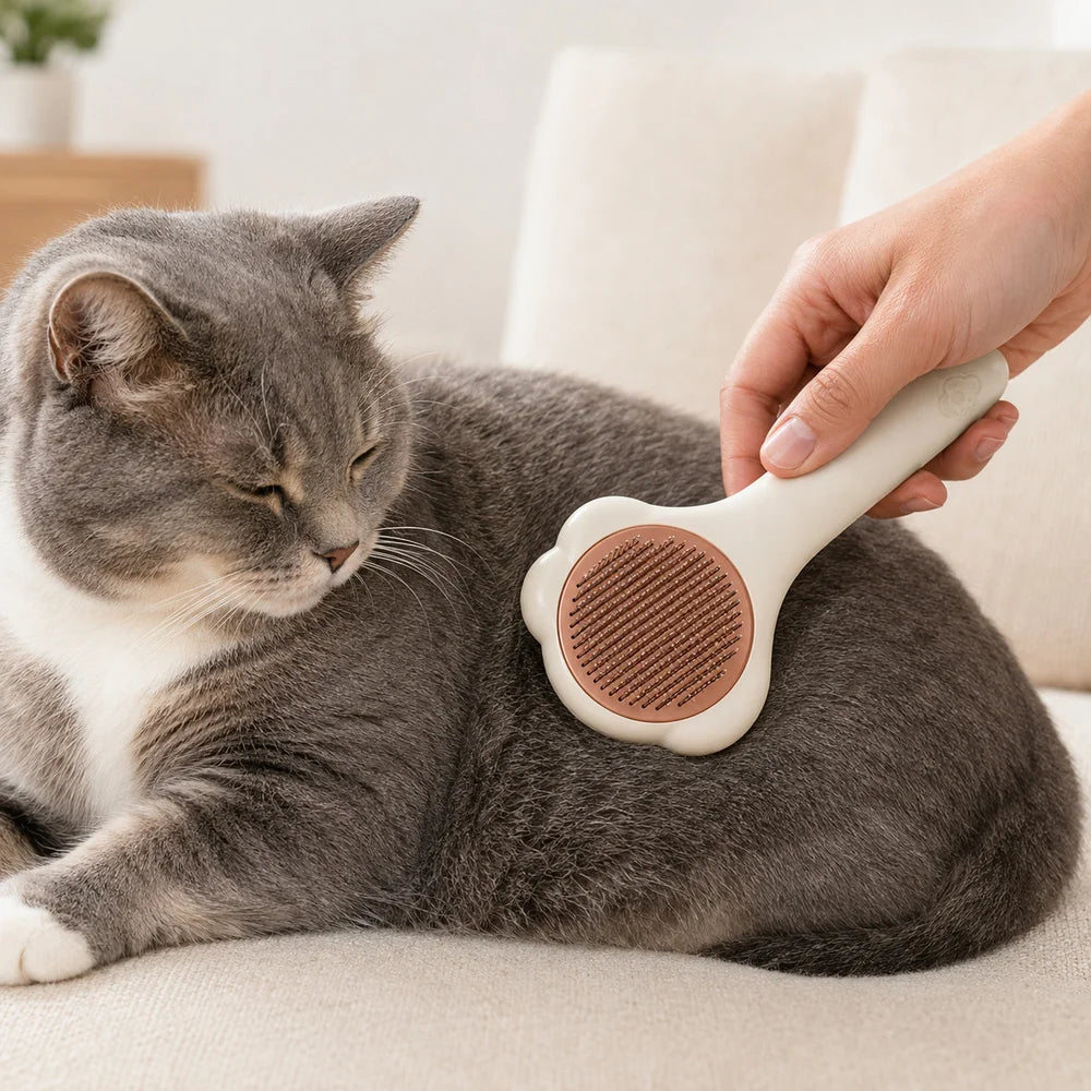 Zoe Cat Self Groomer Arch With Reversible Sisal Scratching Base Hanging Ball Grooming Brush And Plush Cat Pillow Indoor Cat Rubbing Scratching Grooming Play And Rest Station