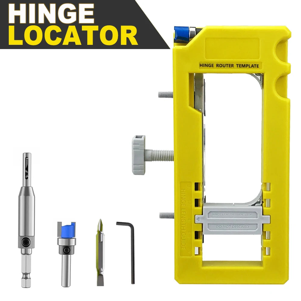 Door Hinge Jig Door Hinge Mortiser Hinge Installation Kit Door Hinge Router Template For 3 Inch to 5 Inch Hinges