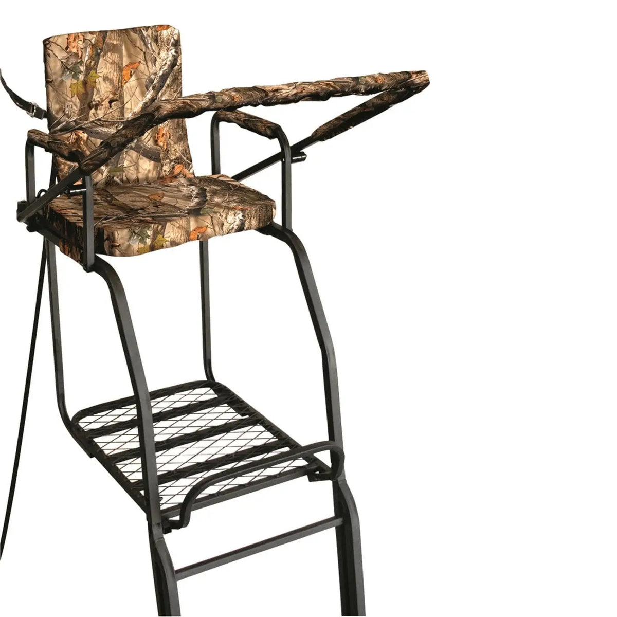 Double Rail 22' Ladder Tree Stand for Hunting Climbing Seat Hunt Gear Equipment Accessories, Camo None, Customi