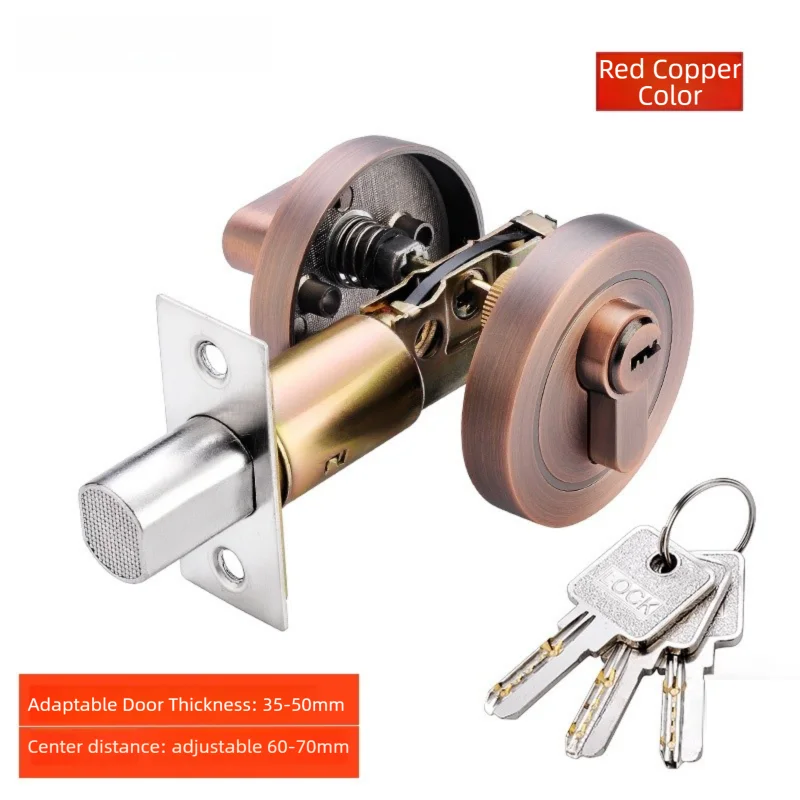 Multi-Color Household Invisible Lock Indoor Anti-Theft Lock Single-Sided Hidden Lock Bedroom Storage Basement Door Lock