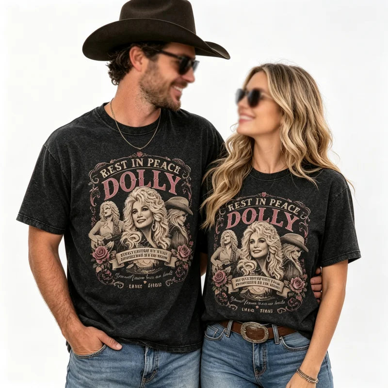 Dolly Parton Memorial Tribute Shirt, Forever Country 1946-2026 Music Tee Unisex Dollywood Fan Tshirt
