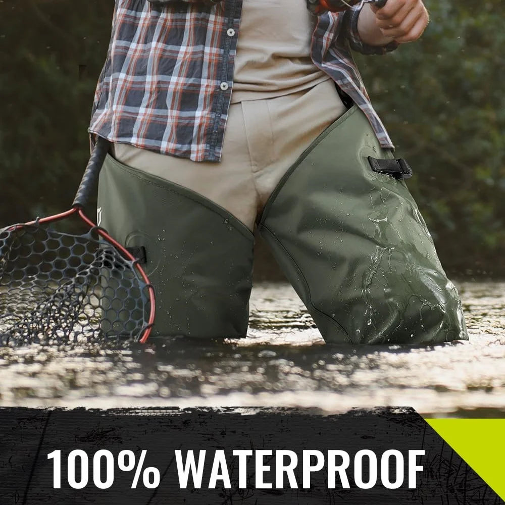 Fishing Hip Waders Wading Trousers Wading Hip Boots Lightweight River Boot Watertight Water Pants for Hunting Gardening Size 6-14