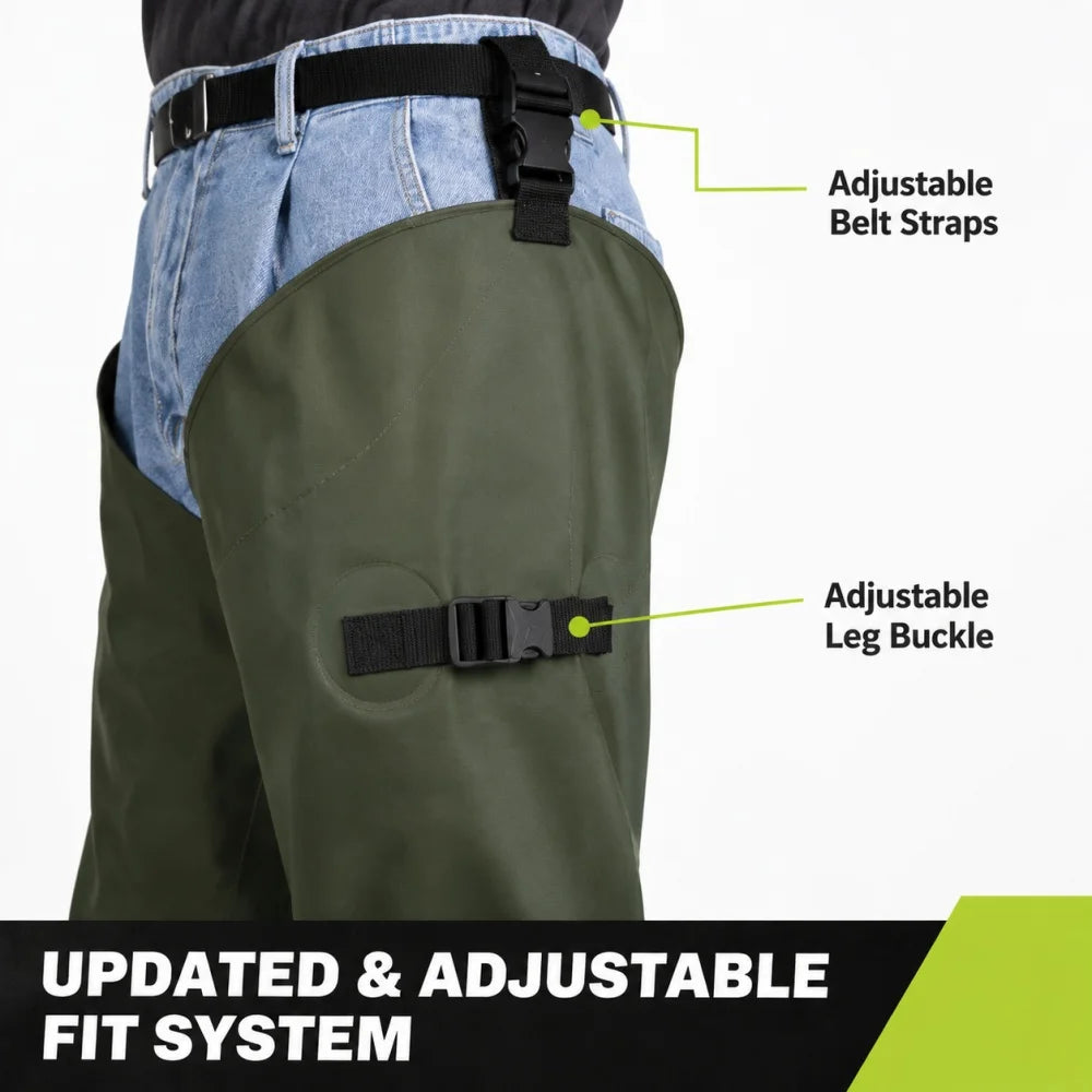Fishing Hip Waders Wading Trousers Wading Hip Boots Lightweight River Boot Watertight Water Pants for Hunting Gardening Size 6-14