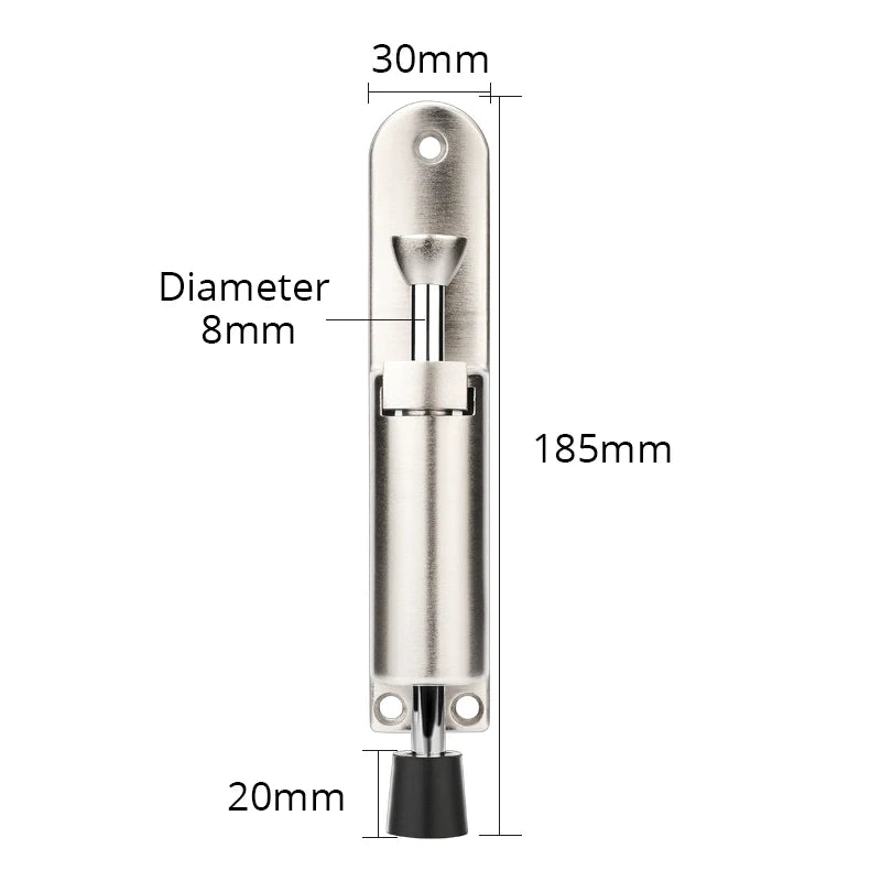 Zinc Alloy Foot-operated Lever Door Stops Adjustable Kickdown Bronze Door Holder Door Stop Hardware Door Buffer Fittings