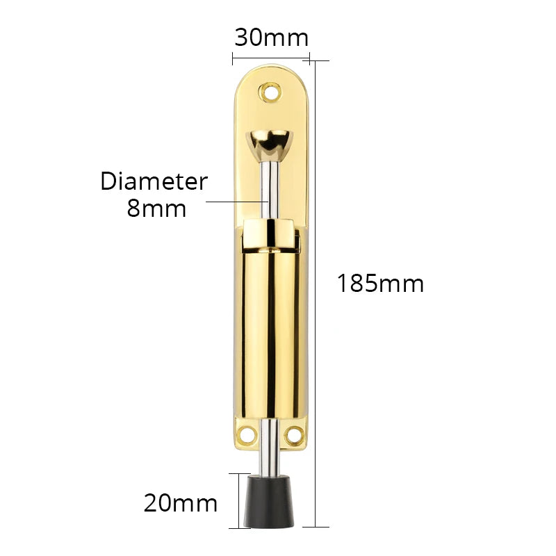 Zinc Alloy Foot-operated Lever Door Stops Adjustable Kickdown Bronze Door Holder Door Stop Hardware Door Buffer Fittings