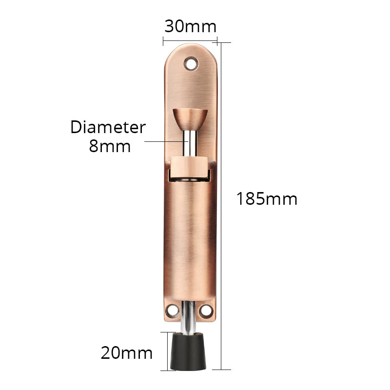 Zinc Alloy Foot-operated Lever Door Stops Adjustable Kickdown Bronze Door Holder Door Stop Hardware Door Buffer Fittings