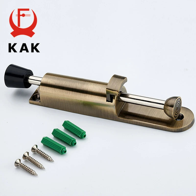 Zinc Alloy Foot-operated Lever Door Stops Adjustable Kickdown Bronze Door Holder Door Stop Hardware Door Buffer Fittings
