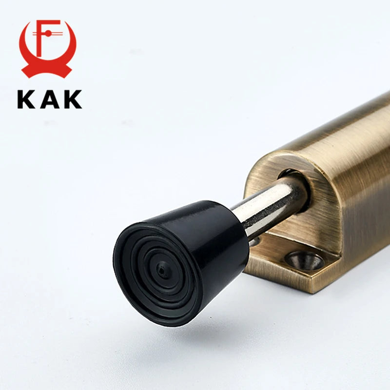 Zinc Alloy Foot-operated Lever Door Stops Adjustable Kickdown Bronze Door Holder Door Stop Hardware Door Buffer Fittings
