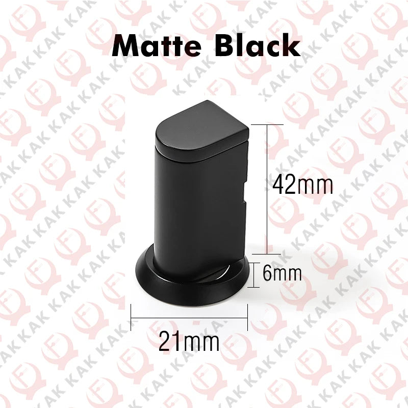 KAK Invisible Door Stopper Adjustable Magnetic Door Stop with Sticker Non-punch Wind-proof Hidden Door Holder Zinc Alloy Hardwar