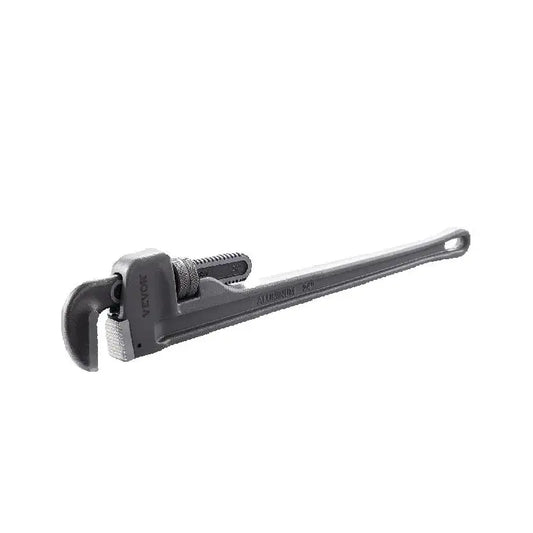 SucceBuy Pipe Wrench Aluminum Straight Pipe Wrench Adjustable Plumbing Wrench High Strength Jaw & Ergonomic Handle Automotive