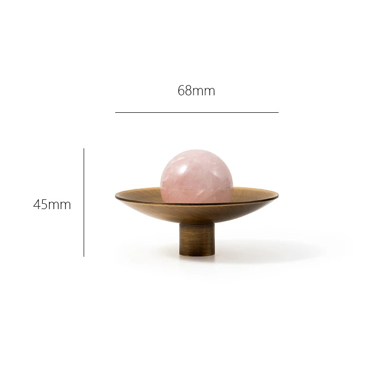 Tinyhob Vintage Antique Bronze Spotted Stone Kitchen Cabinet Furniture Handle with Base / Brass Cupboard Pull Shoe Cabinets