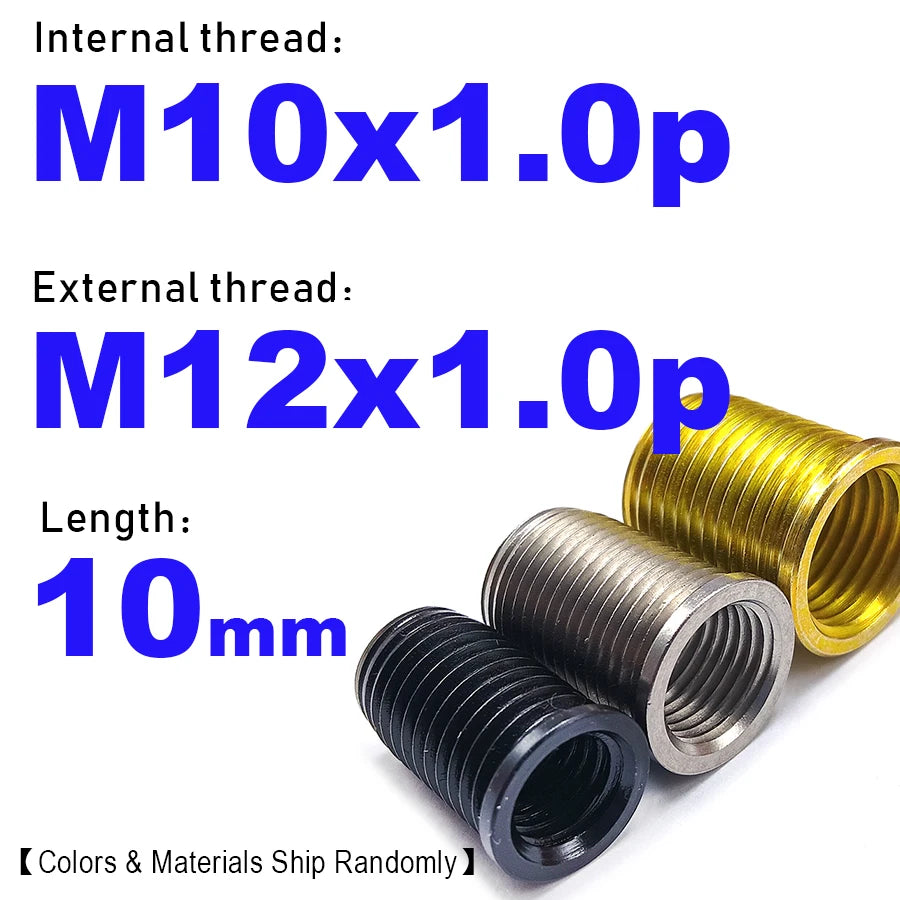 M6-M12 Spark Plug Repair Thread Insert Random Colors ,G017