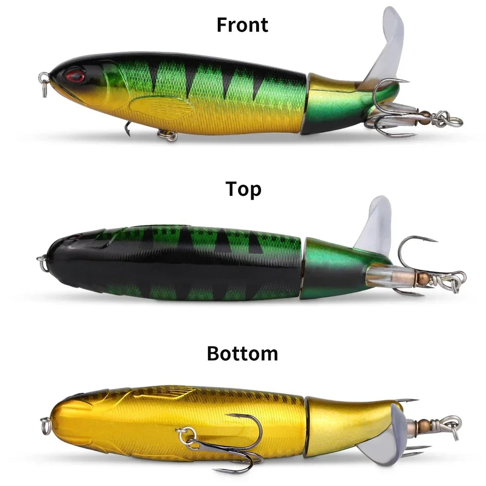 10pcs 1set 13g 10cm Premium Fishing Lure Kit Bass Trout Baits With Propeller Tail Durable Hooks Realistic Action For Freshwater