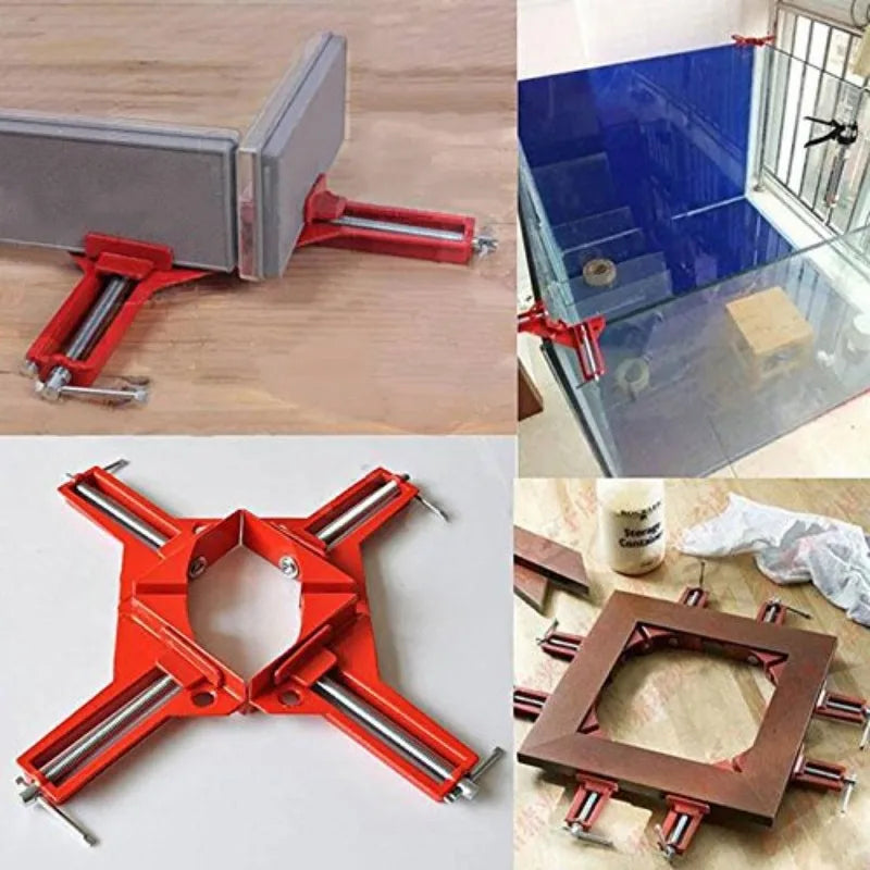 1/4Pcs Right Angle Clamp Multifunction 90 Degrees Corner Clamp, Picture Frame Holder, Glass Holder, DIY Woodworking Hand Tools