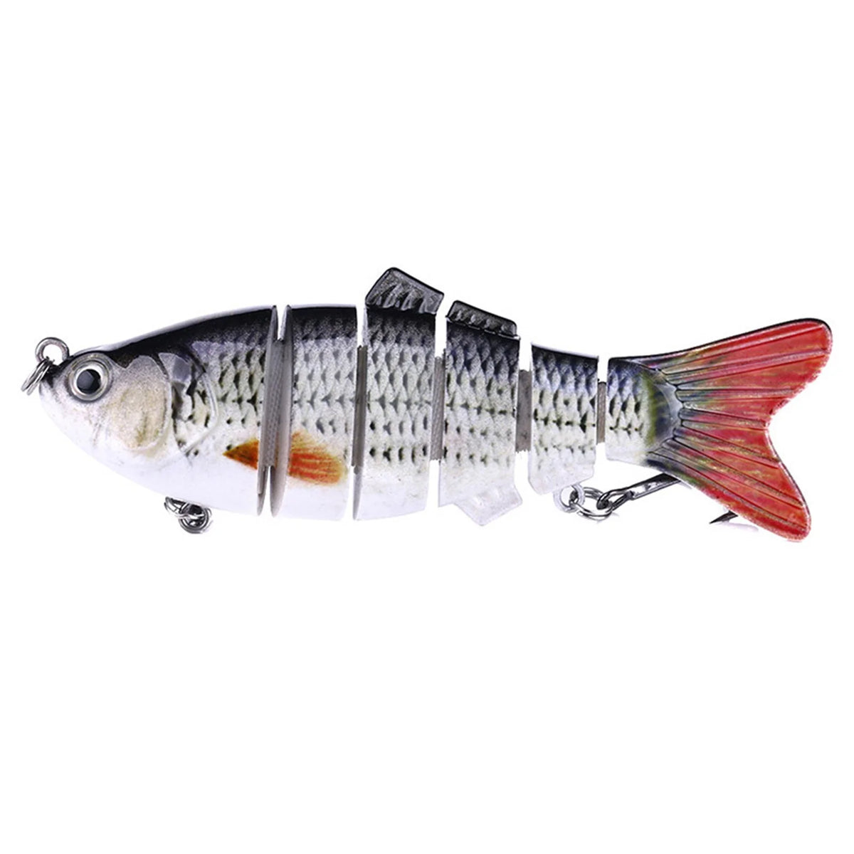 Bionic Swimming Lure ABS Material Fishing Bait 10cm Realistic Fish Lures Powerful Attraction for Saltwater Freshwater Lake