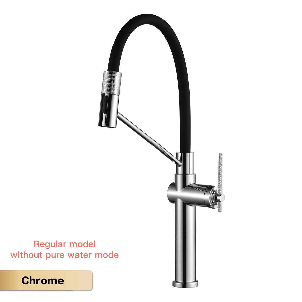 AITANA Brushed Rose Gold Pull-Out Kitchen Faucet with Luxury Drinking Water Mode 3 Function Hot & Cold Water Single Hole Sink Ta