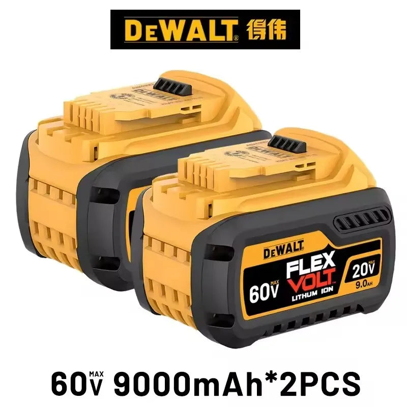 New 100% Original Dewalt 9.0Ah 20V/60V Power Tool Battery DCB206 DCB205 DCB200 DCB203 For Dewalt Power Cordless Drill