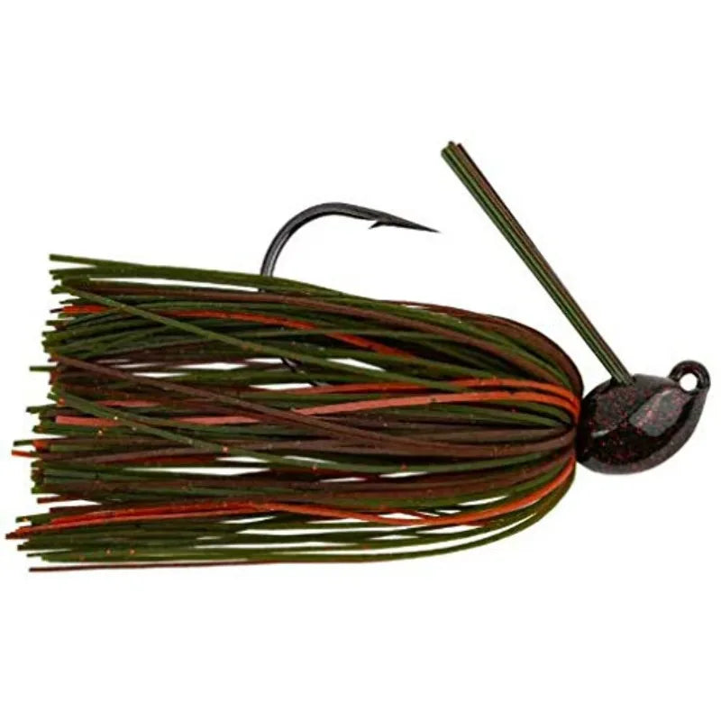 Thicc Jig 3/8 oz 5/0 Blue Craw 1pack，Freshwater