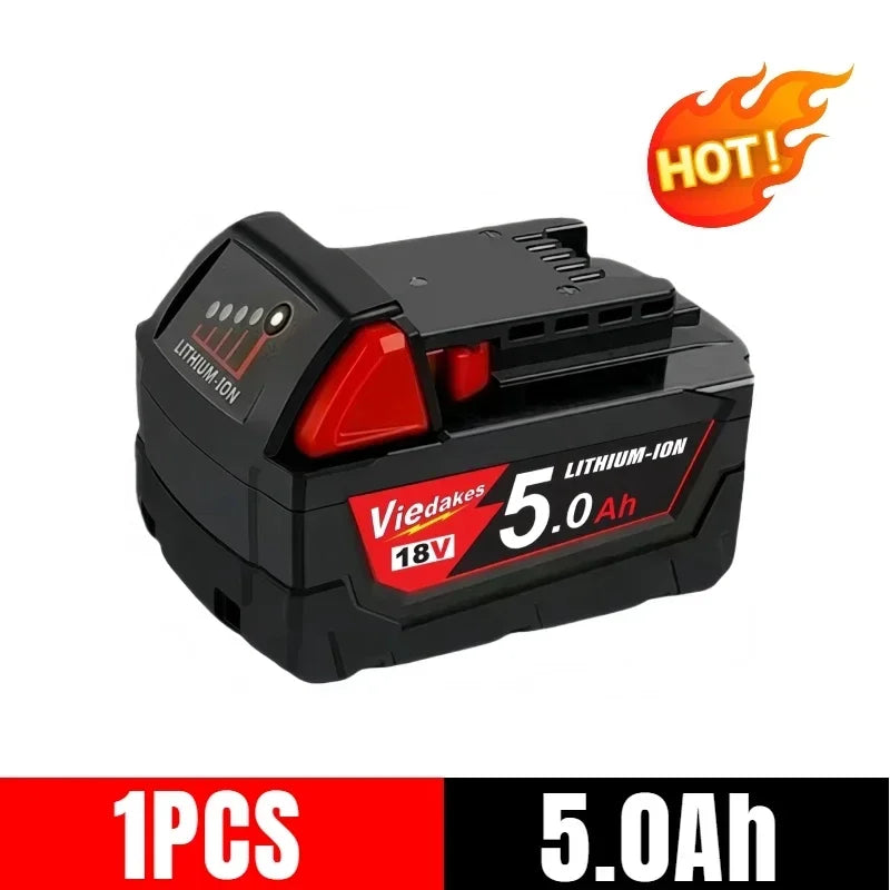 For Milwaukee 18V Battery 5Ah/6Ah/9Ah Lithium Replacement Battery For Milwaukee 48-11-1860 48-11-1850 48-11-1840 Tool Battery🛟