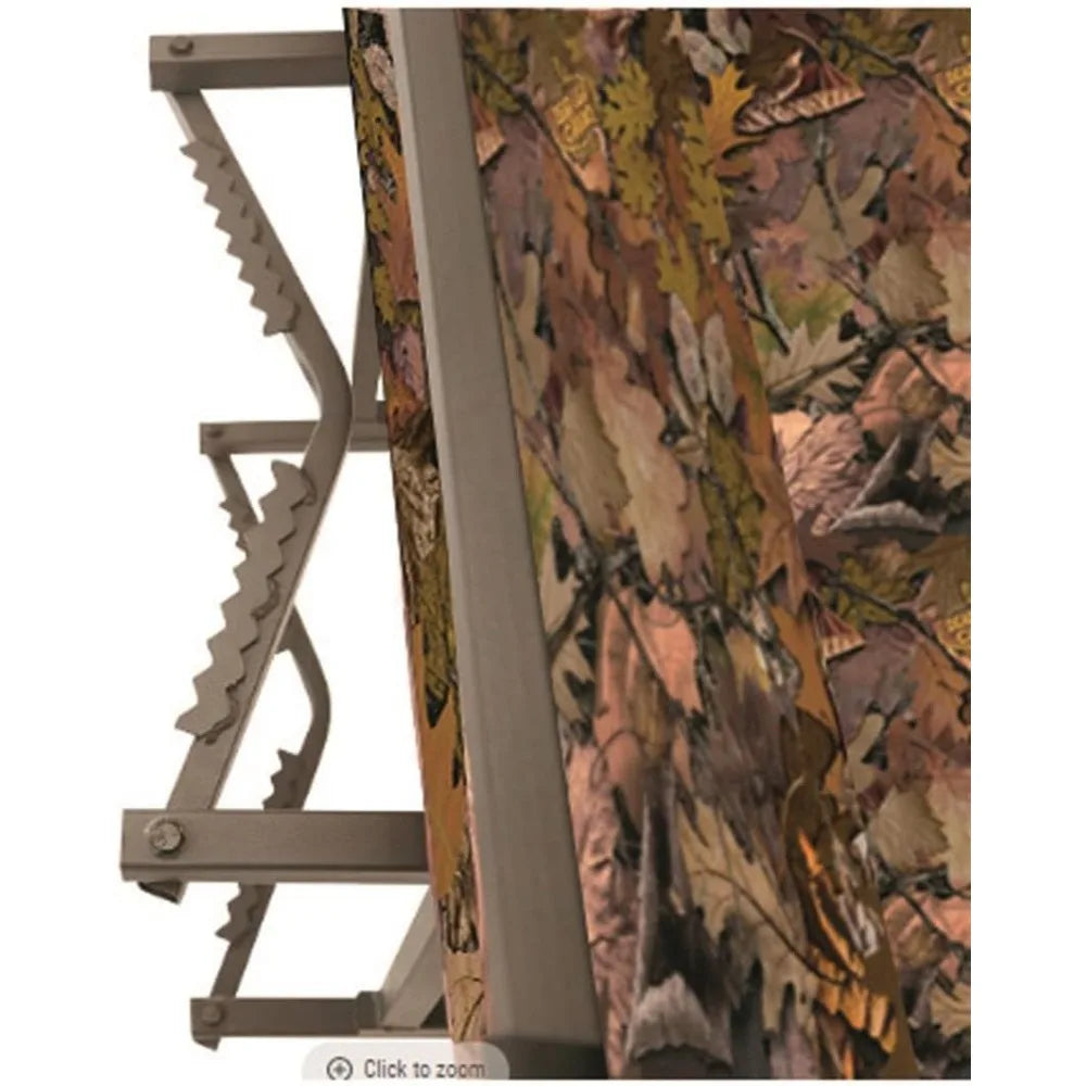 20' 2-Man Ladder Tree Stand with Hunting Blind Climbing Seat