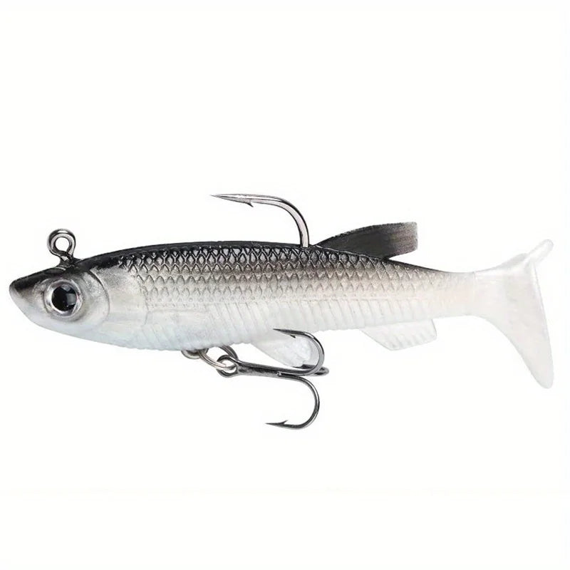 5Pcs Realistic Soft Bait-8Cm Realistic Bait-High-Quality Sharp Hook-For-Use for Freshwater and Salty Fishing