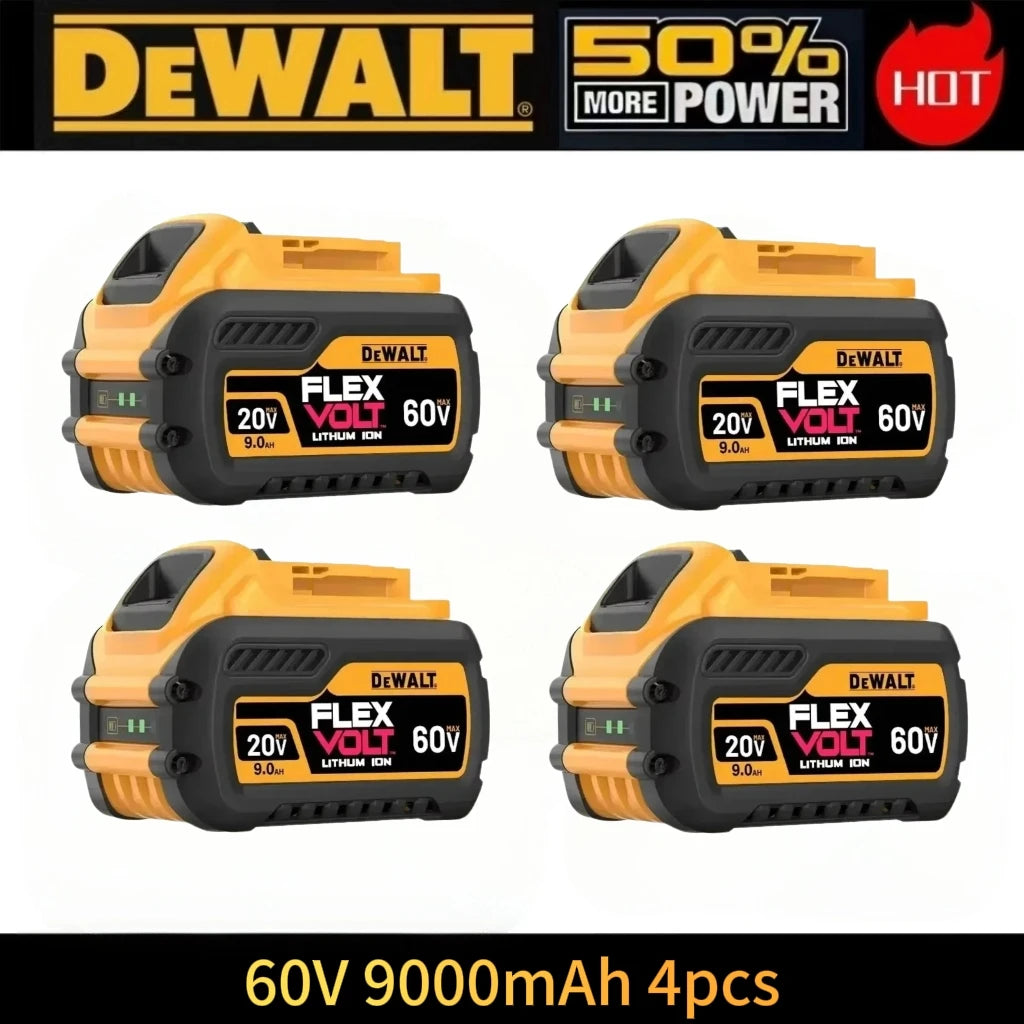 Original Dewalt 60V/20V Battery, 5AH 6AH 9AH Dewalt Battery,  DCF DCD DCG DCS DWE Series  Power Tools Battery Free Air Shipping