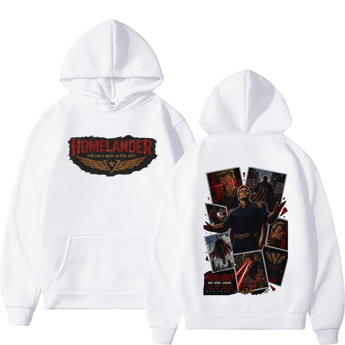 Hot Sale Homelander Hoodie The Boys TV Series Character Sweatshirts Men Women Gothic Casual Fleece Long Sleeve Pullovers Hoodies