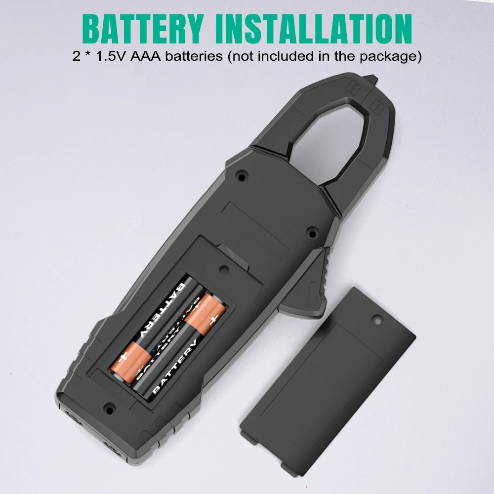 MASTFUYI AC Current Clamp Meter Digital 10000 Count Multimeter Ammeter Voltage Tester Car Amplifier Hz Capacitance NCV Ohm Tool