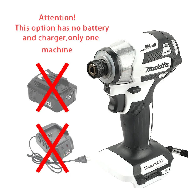 2026 Makita DTD173 18V Brushless Impact Driver, Multicolor 180Nm T-Mode Electric Tool for DIY & Wood Bolt Works