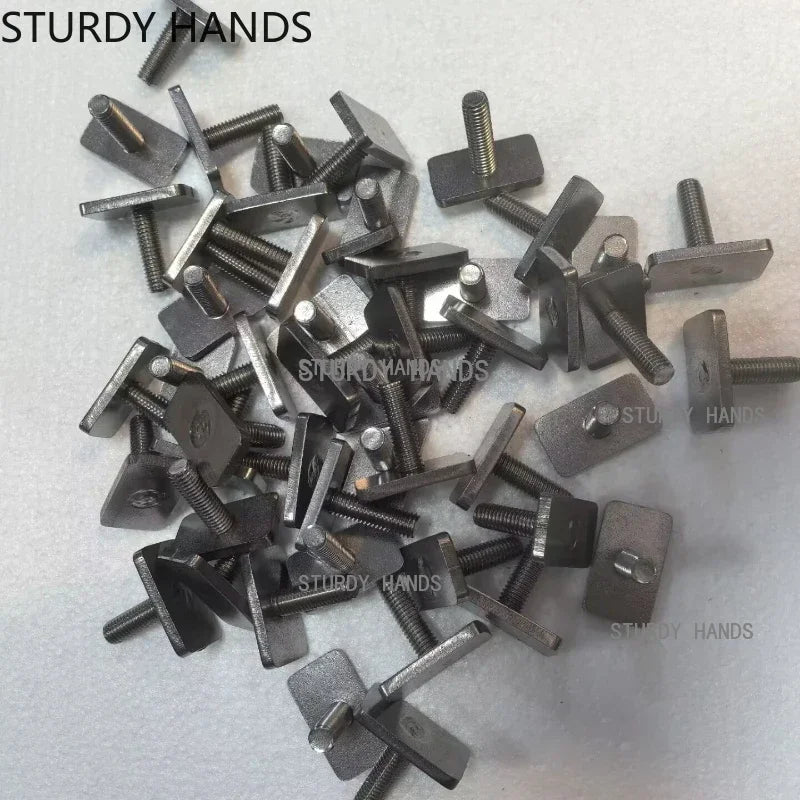 5Pcs Stainless Steel T-Slot Chute Rail Track T Shape Type Rectangle Hammer Head Bolt Screw M6 M8 Hardware Tools Supplies