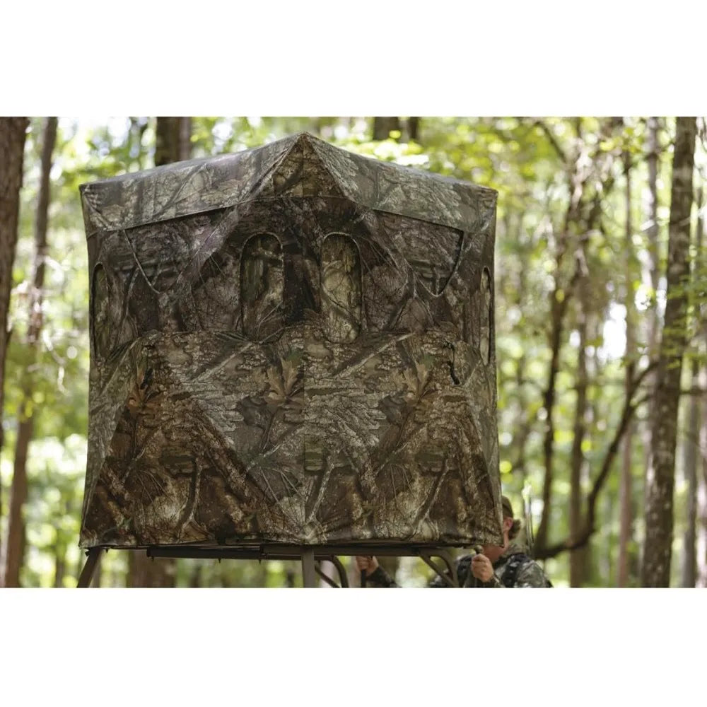 New US Shipping 6ft Tripod Hunting Tower Blind 2-Man Stand Equipment