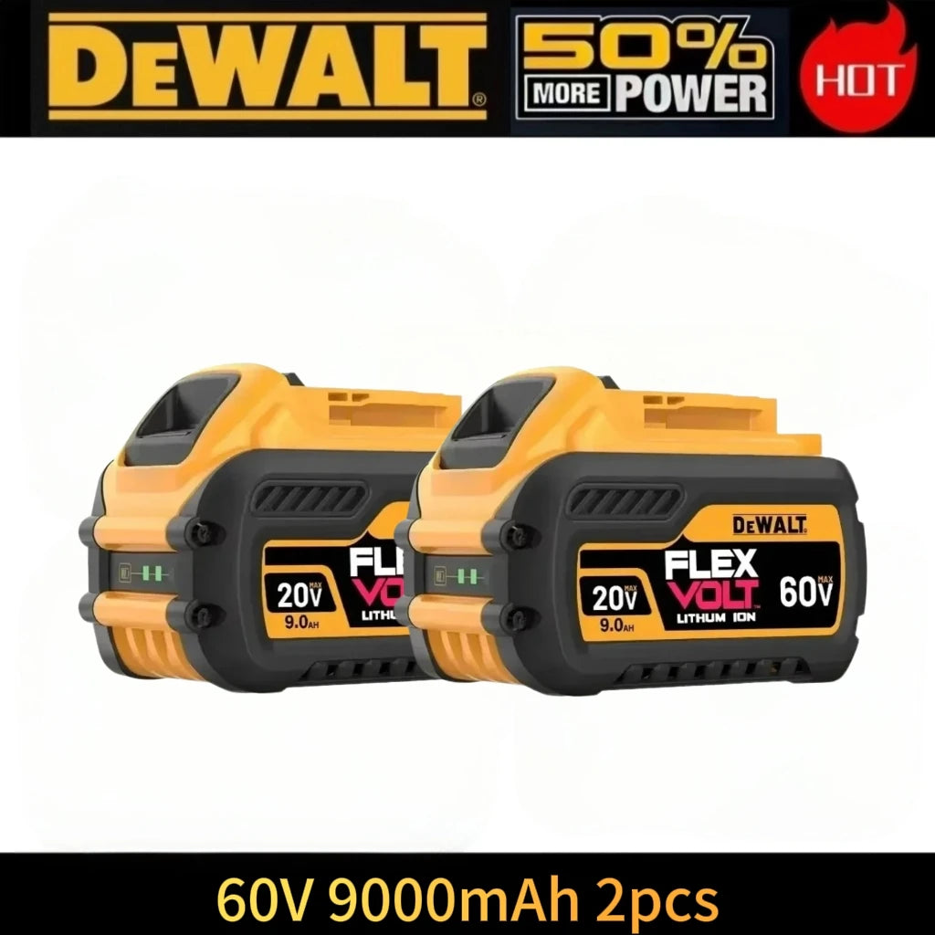 Original Dewalt 60V/20V Battery, 5AH 6AH 9AH Dewalt Battery,  DCF DCD DCG DCS DWE Series  Power Tools Battery Free Air Shipping