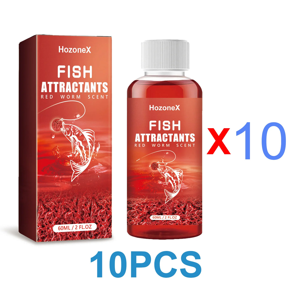 High Concentrate Red Worm Liquid Fish Attractant Bait Red Worm Extract Carp Crucian Bream Fishing Lure Additive Strong Smell Pheromone Freshwater Fishing Supplies