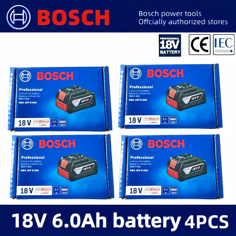 Original100% Bosch 18V battery, wireless power tool lithium battery, BAT609BAT610G BAT618BAT620BAT622GSR18V-LI，18V，6000mAh