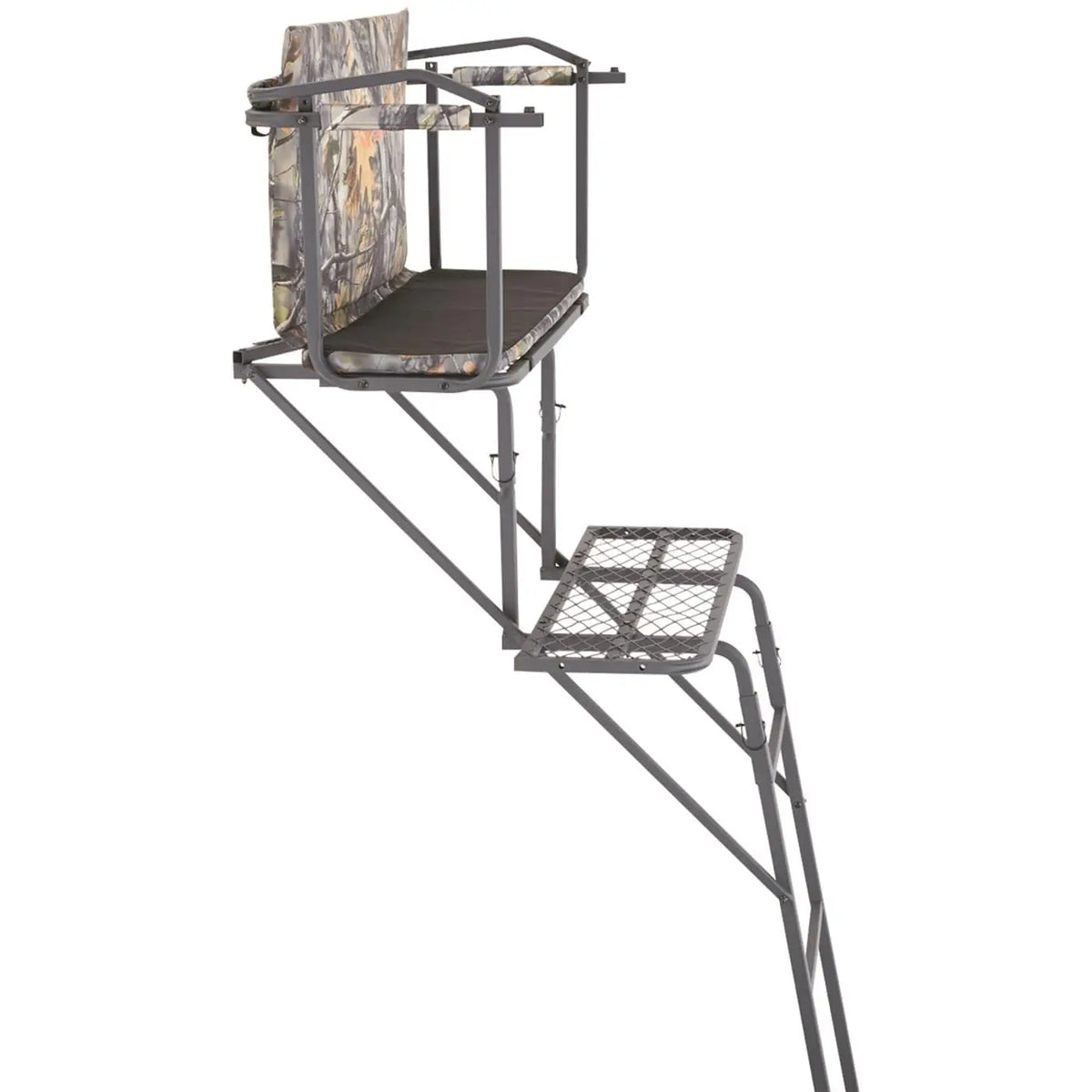 16.5' 2-Man Ladder Tree Stand for Hunting Elevated Climbing Seat Hunting Gear Equipment Accessories RT APX None, Customi