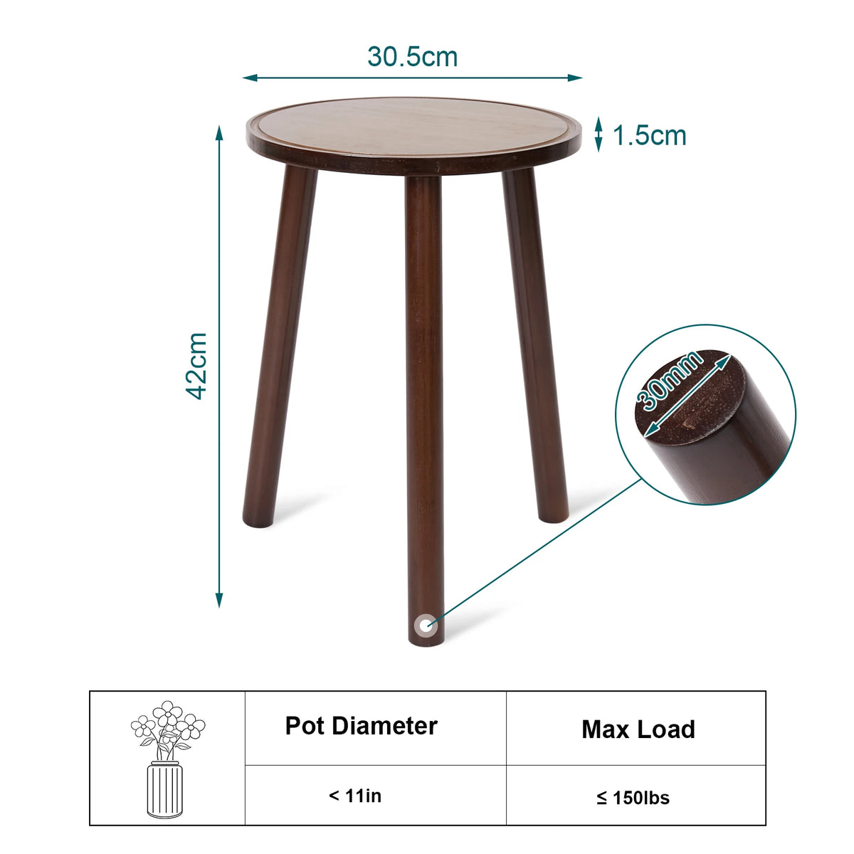 Various Styles Wood/Metal Plant Stand Flower Pots Display Holder Garden Shelf Shelving for Patio Balcony Living Room