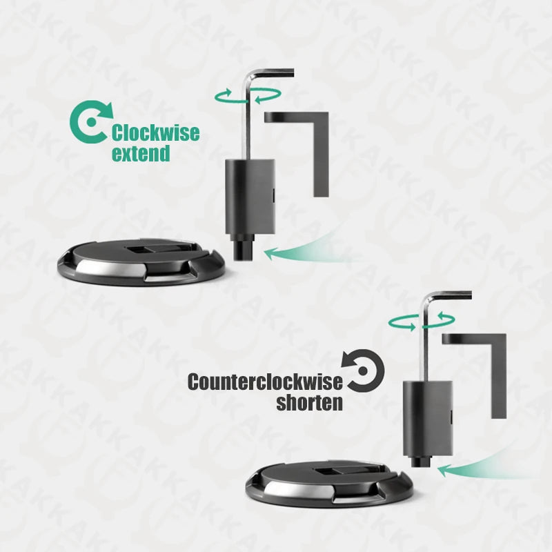 Heavy Duty Magnetic Door Stopper Mechanical Door Stop Adjustable Door Holder Non-punch Sticker Furniture Door Hardware