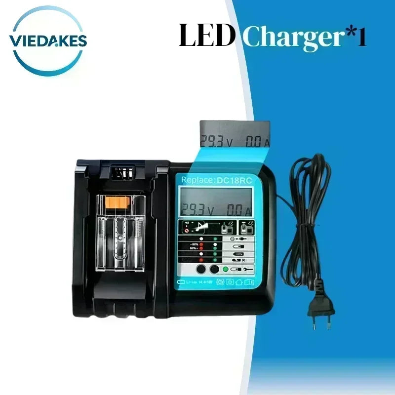 100% Original for Makita 18V 12Ah/10Ah/8Ah Battery for Makita Tool,DTD173、TW004G、DGA506 Rechargeable Replacement Lithium Battery
