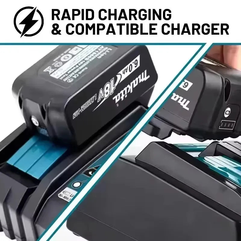 Original Makita 18V DDF487 BL1860 BL1850B BL1850 BL1840 BL1830 Screwdriver Battery Charger 18v Replacement Power Tool Batteries