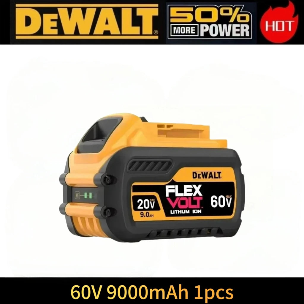 Original Dewalt 60V/20V Battery, 5AH 6AH 9AH Dewalt Battery,  DCF DCD DCG DCS DWE Series  Power Tools Battery Free Air Shipping