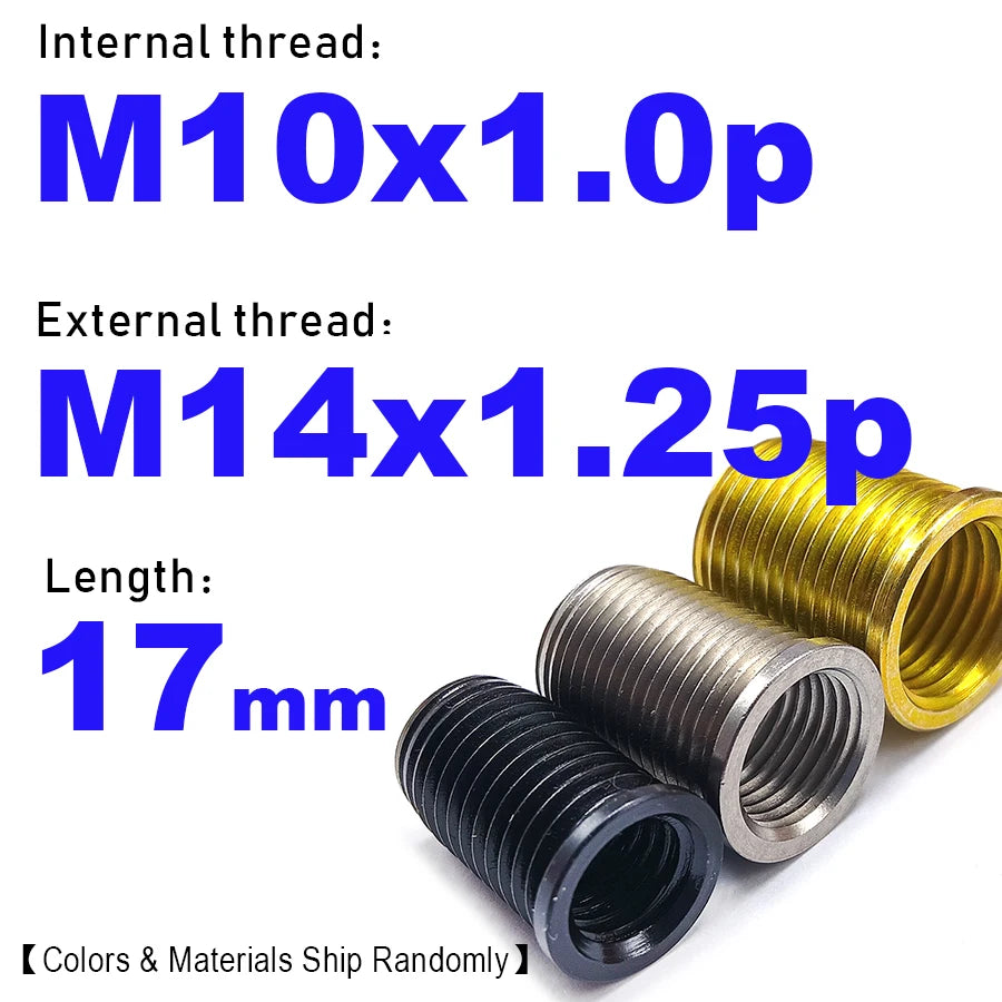 M6-M12 Spark Plug Repair Thread Insert Random Colors ,G017