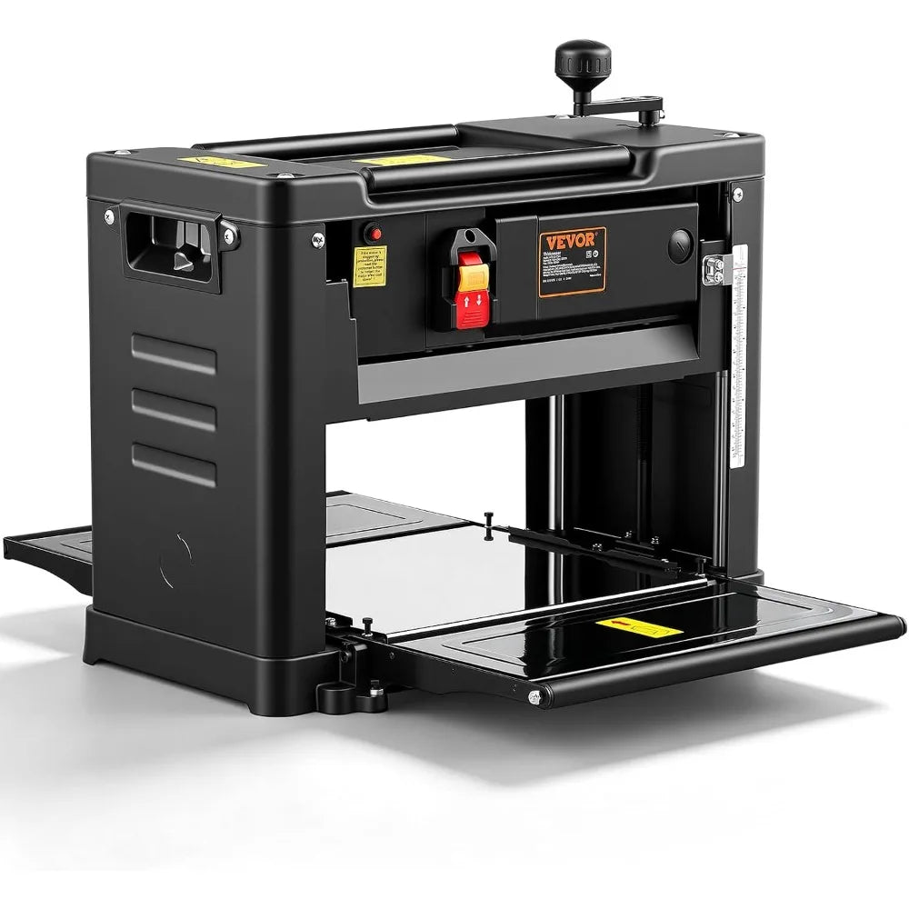 13 Inch Benchtop Thickness Planer, 15-Amp 2000W Motor, 12 Extended Infeed Table, Low Noise for Hard & Soft Wood
