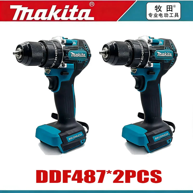 Original Makita 18V DDF487 BL1860 BL1850B BL1850 BL1840 BL1830 Screwdriver Battery Charger 18v Replacement Power Tool Batteries