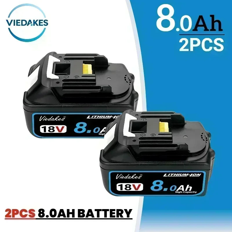 New 18V 12.0Ah Rechargeable Battery, for Makita Drill DGA404 DTW700 DHR202 DJV182 DDF487 Power Tool Battery, for Makita Battery