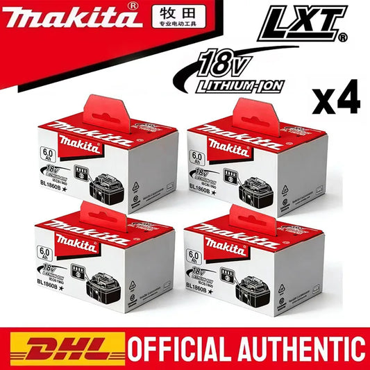 Original Makita 18V DDF487 BL1860 BL1850B BL1850 BL1840 BL1830 Screwdriver Battery Charger 18v Replacement Power Tool Batteries