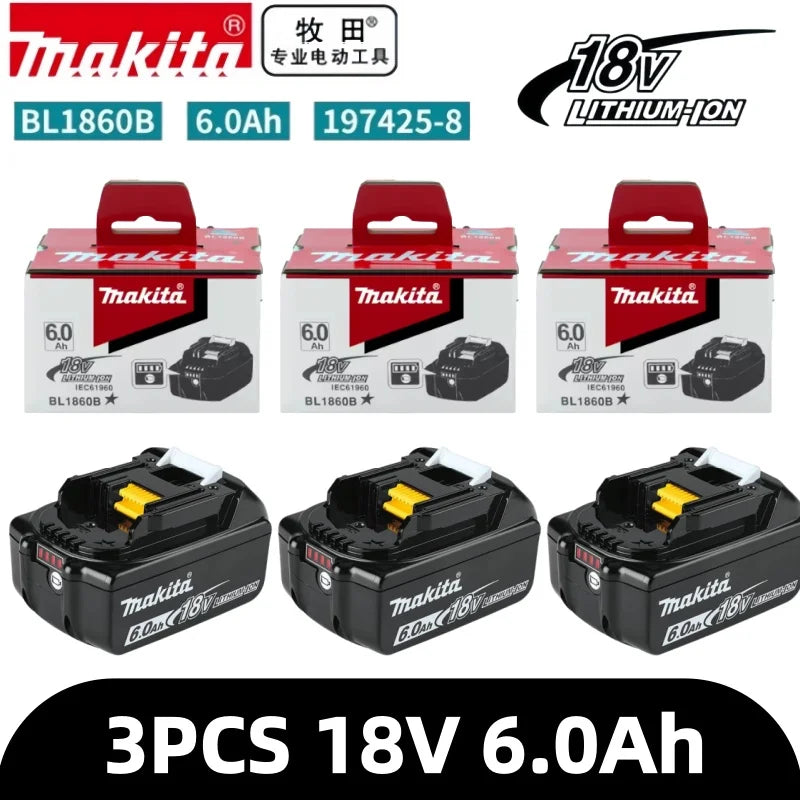 Genuine Makita 18V Battery,For Makita BL1830B BL1850B BL1850 BL1840 BL1860 BL1815 Replacement Lithium 18v Battery