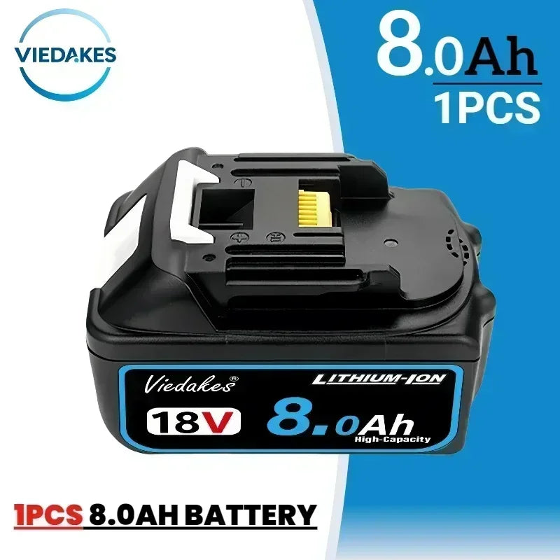 100% Original for Makita 18V 12Ah/10Ah/8Ah Battery for Makita Tool,DTD173、TW004G、DGA506 Rechargeable Replacement Lithium Battery