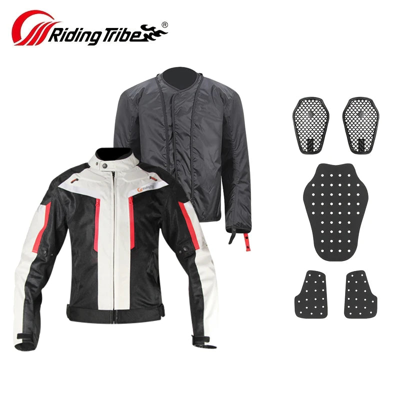 Winter Motorcycle Jacket Windproof Warm for Off-Road Racing Bikes Motorcycle Riding Jacket Suitable for Cold Weather