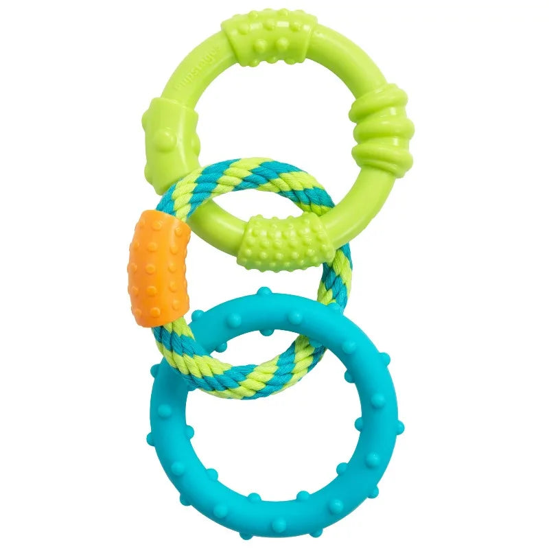 Dental Links Dog Chew Toy for Teething Puppies & Small Dogs, Dental Support, Moderate Chewers, 8.5"
