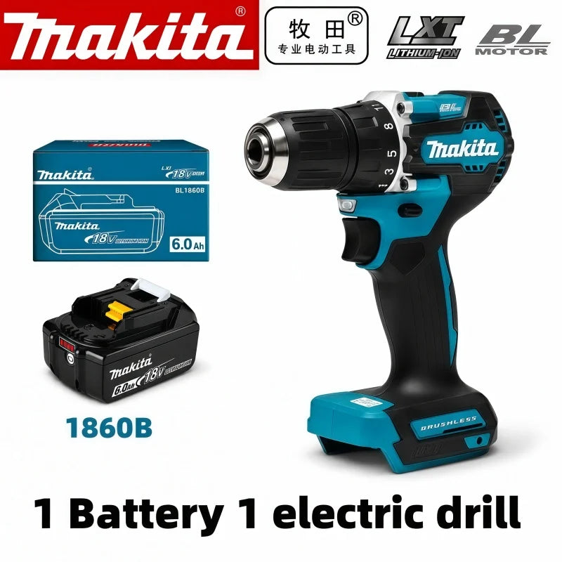 2026 New Makita 6Ah for Makita 18V Power Tool Battery BL1840 BL1830B BL1850B BL1850 BL1860 BL1815 Replacement Lithium Battery